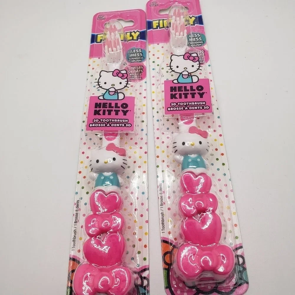 Hello Kitty standing toothbrush 2 pack